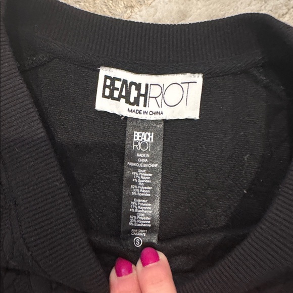 Beach Riot Black Knit Top - Picture 2 of 3